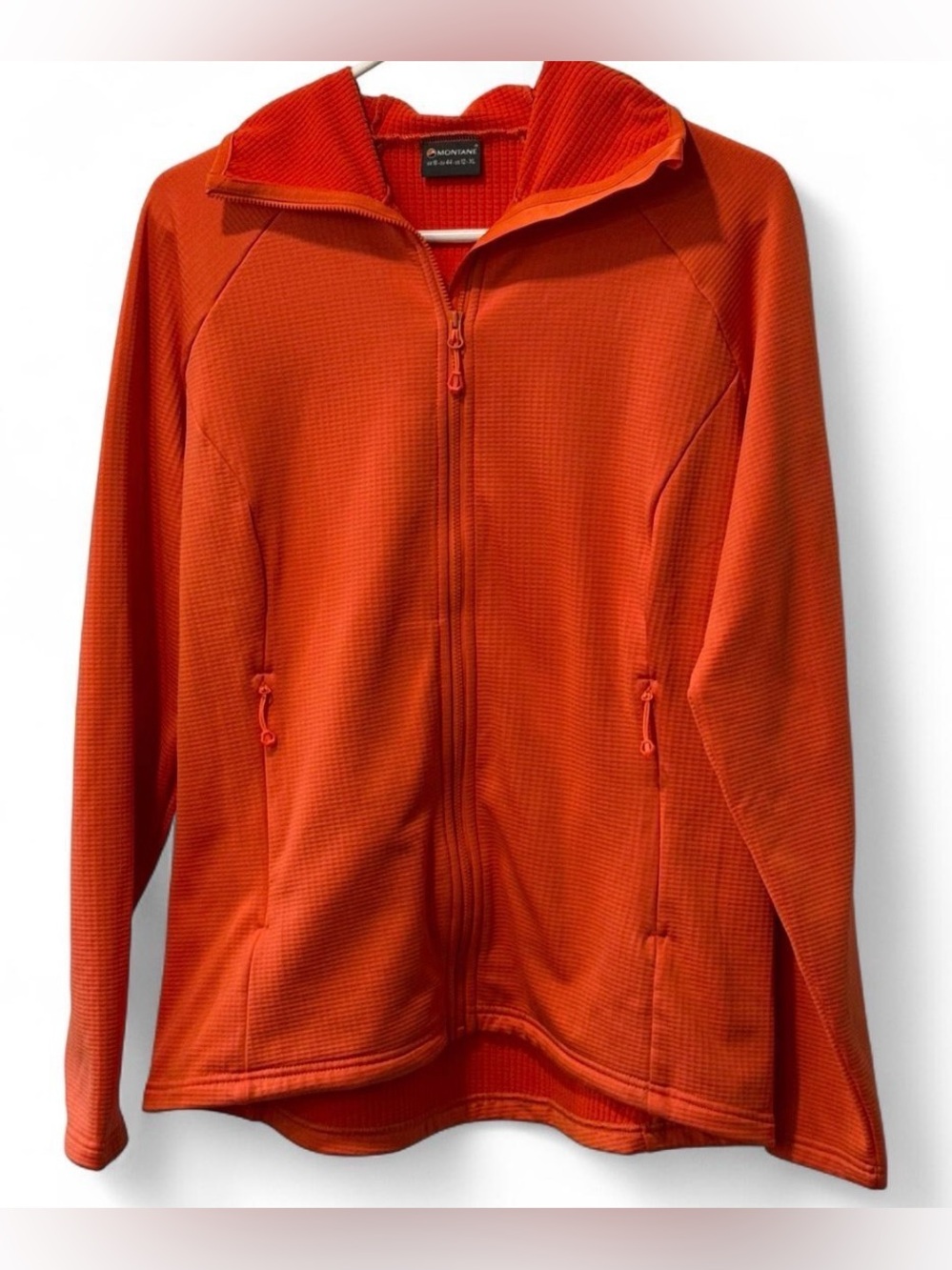 Gorpcore Montane Protium, Thermo Grid Full-zip jacket Orange size XL.